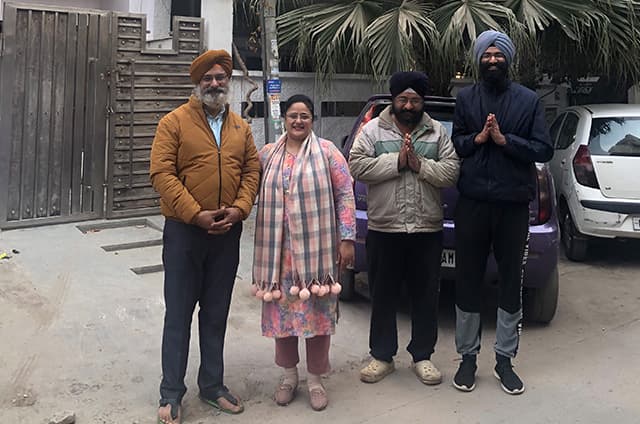 デリー ：ヴィクラム さん一家